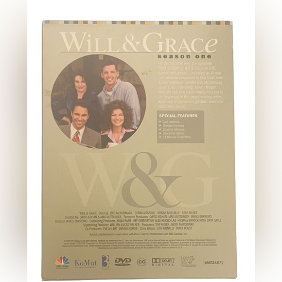 Will & Grace Season 1, 4 disc - Picture 5 of 5